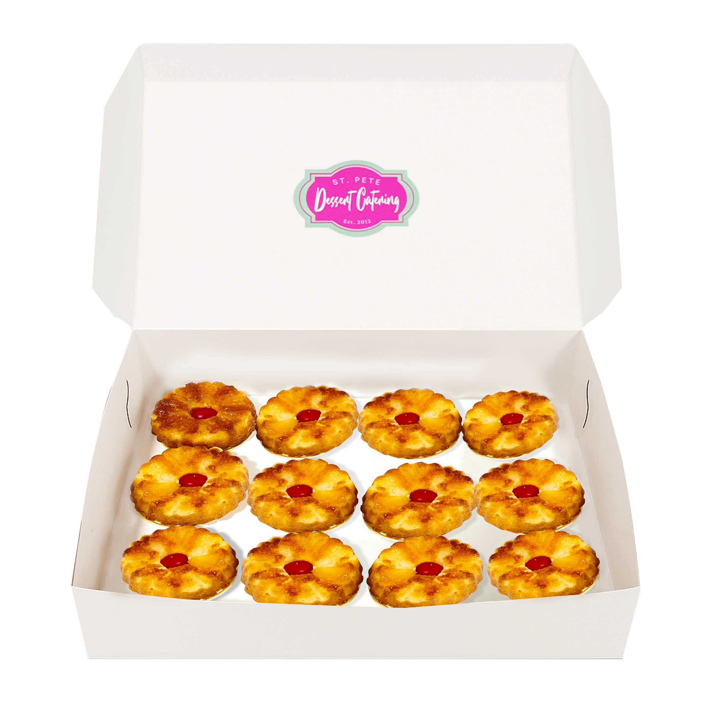 Pineapple Upside Down Mini Cakes — St. Pete Dessert Catering Co.